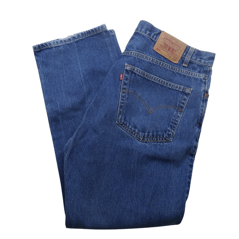Vintage Levi's 505 Jeans Mens 38x30 Blue Denim Straight Leg‎ Made in Canada Y2K